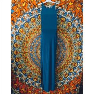 Side slit maxi dress